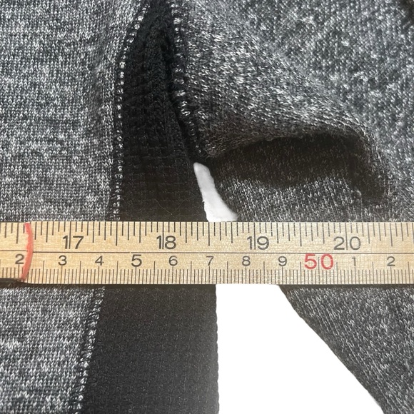 Express Thick Terry Knit Zip Up Grey Hoodie Sweater Size S - Picture 8 of 10